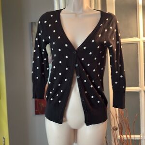 🖤ModCloth Polka Dot Cardigan XS🖤